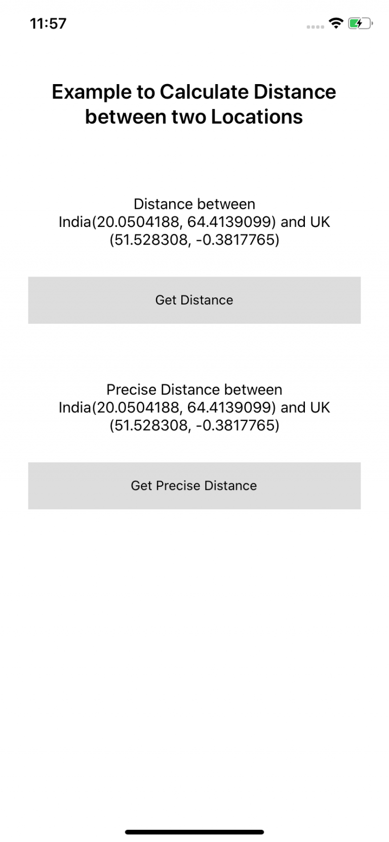 Calculate Distance Between Two Locations in React Native App